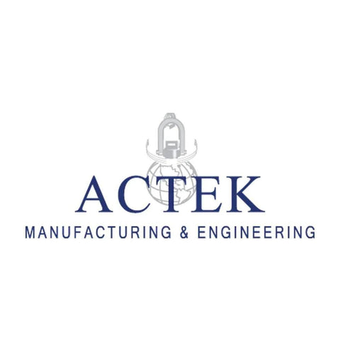 ACTEK logo for 2500 Lbs Swivel Hoist Ring One Half Inch By Thirteen Thread Size For Rigging And Lifting Applications Industrial Hoisting Hardware