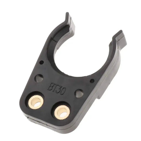 4 Holder Clamp Claw BT30 Dope Engraving Machine Tool Changer replacement part showing front view of black BT30 clamp claw