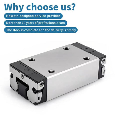 Extended SLS ball slider for linear guide systems, single block shown in front view
