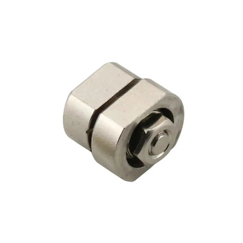 Damping hinge shaft, stainless steel, 360° rotation, 1.3 N·m torque, 1 piece