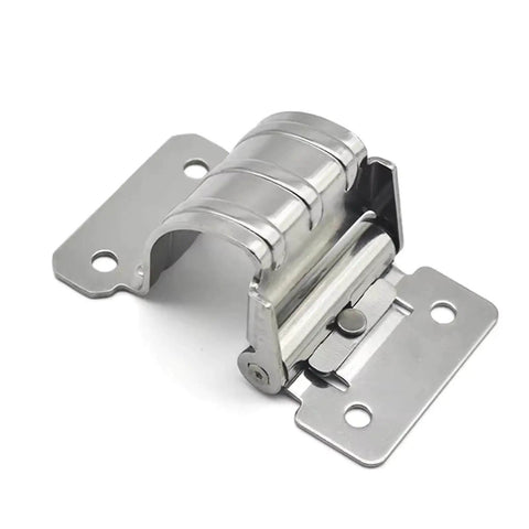 Stainless Steel Torque Built In Gate Hinges With Arc Damping 0.35Nm Freely Stopped Action Heavy Duty Gate Hardware 1 Piece