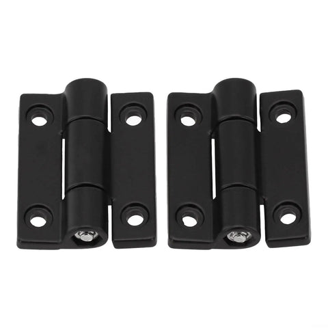 Robust Zinc Alloy Adjustable Torque Damping Hinges For Cabinets Doors Windows And Industrial Equipment With 360 Degree Rotation 45x35mm Black FABULETTA