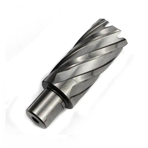 One And One Eighth Inch Annular Cutter For Magnetic Drill Press With Two Inch Cutting Depth, Three Quarter Inch Weldon Shank And Two Flat
