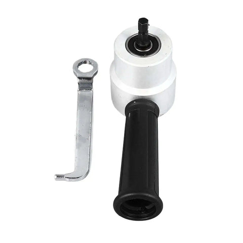 Dual Head Sheet Metal Cutter Drill Attachment For Iron, Stainless Steel, Copper, And Aluminum, 360 Degree Metal Nibbler, tool and wrench