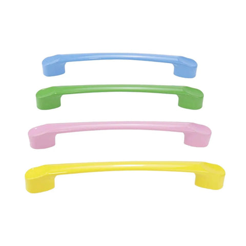 8 Pack 5 Inch Hole To Hole Cartoon Pulls For Kids Room Wardrobe Doors And Drawers Handles With Screws Yellow Blue Green Pink