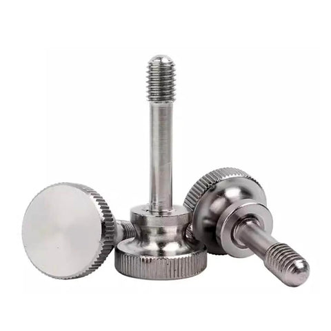 M3x10mm Captive Screws With Knurled Thumb Head Stainless Steel 4 Pack Heavy Duty Panel Fasteners For Metal Enclosures Electronics Cabinets
