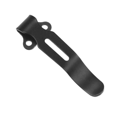 Compact Mini Deep Carry Pocket Clip In Stainless Steel Black 1.64 Inch Includes 2 Clip Screws Ultra Durable EDC Knife Clip
