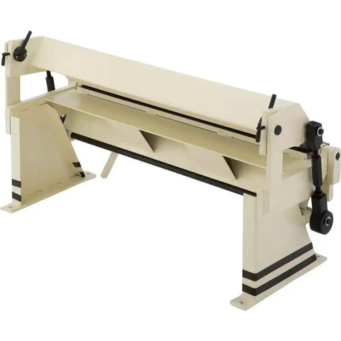 24 Inch Box And Pan Brake For Sheet Metal, Heavy Duty 20 Gauge Capacity, 0 To 135 Degree Bend with Adjustable Box Fingers