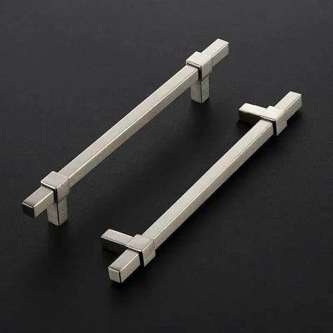 20 Pack Brushed Nickel Cabinet Handles 6-1/4 Inch Center To Center Stainless Steel Drawer Pulls For Cabinets Kitchen Hardware