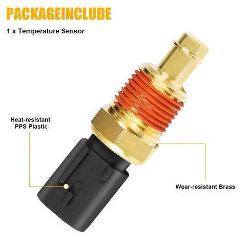 Engine Coolant Temperature Sensor Replacement For Jeep Wrangler Durango Challenger OEM 5149096AB 5149077AB close-up view