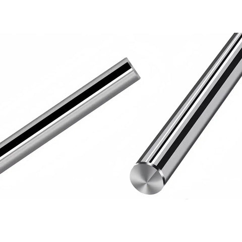 2 Pack 8mm X 150mm Linear Motion Rods Chrome Plated Case Hardened Shaft Guide With Chamfered Ends for 3D Printers CNC DIY Projects