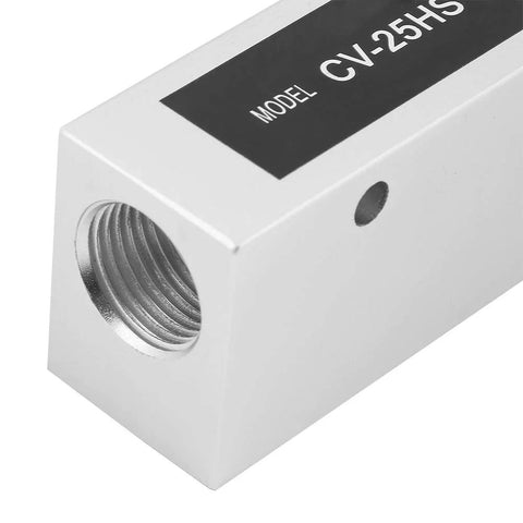 CV-25HS vacuum generator block with Rp1/4 threaded inlet, white housing