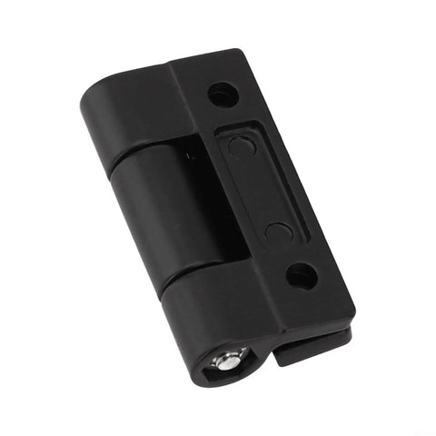 Black Robust Zinc Alloy Adjustable Torque Damping Hinge for Cabinets Doors Windows 360 Degree Rotation Thickened Design 45x35mm FABULETTA