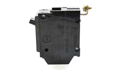 Side view of THQB1120 Miniature Single-Pole Circuit Breaker 20A 120/240VAC 10kAIC Thermal-Magnetic Trip Bolt-On Mount
