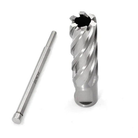 Beefy Weldon Shank Annular Cutter Three Quarter Inch Shank With Thirteen Sixteenth Inch Diameter And Two Inch Cutting Depth For Magnetic Drill Press Slugger HSS Kit By JESTUOUS