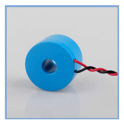 Two Piece Set DL CT08 CL5 20A 10mA Current Transformer 2000 1 0 To 120A Micro CT Sensor showing blue circular component with wires