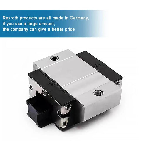 FKS Short Ball Slider Linear Guide Block 1pc with sealed ball bearing, compatible with R166581320 R166581322 R166589320 R166589322