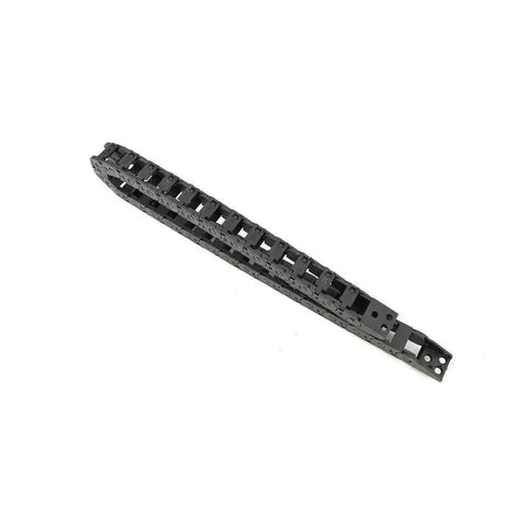 Open Type Cable Drag Chain 1 Meter Black Plastic Internal 10x11mm External 15x18mm For 3D Printers And CNC Machines