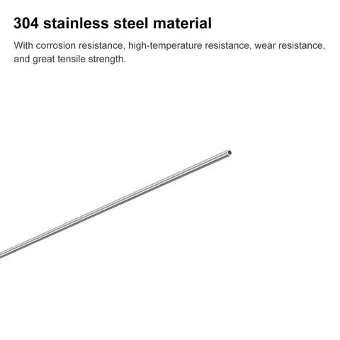 4 Pack 304 Stainless Steel Capillary Tubes With Outer Diameter 0.5mm And Wall Thickness 0.1mm Each 300mm Long For Industrial Machinery Built Tough Corrosion Resistant High Temperature Tubing Uxcell