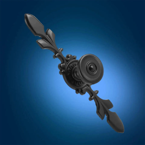 Black zinc alloy drawer cabinet knob pull retro European style for cabinets and drawers vintage handle