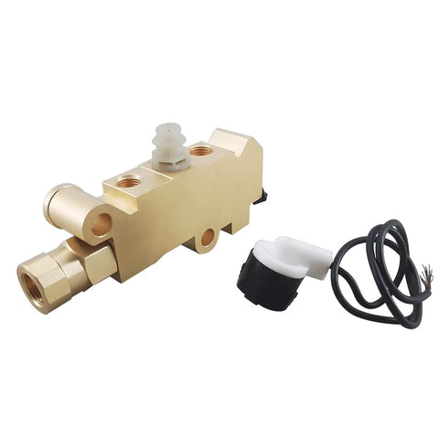 PV2 brass brake proportioning valve with electrical connector, for GM front disc and rear drum brakes