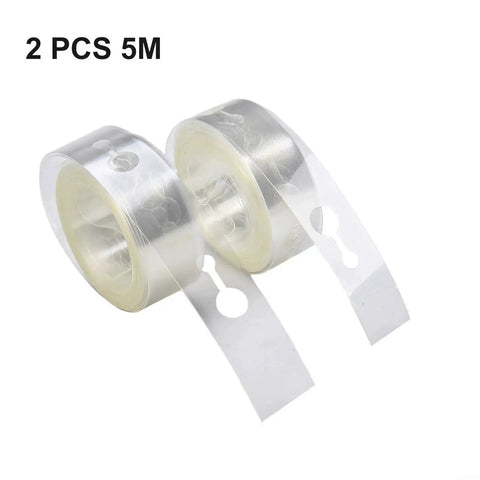 Balloon Arch Kit With Water Base Stand For 196 Inch Transparent Garland decorative strips, 2 rolls, clear plastic, 5m each