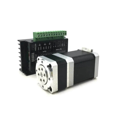 Mini Harmonic Reducer Strain Wave Gear Reducer And Harmonic Drive Actuators Motor Kit Pro Grade 0.56Nm 48mm shaft front view