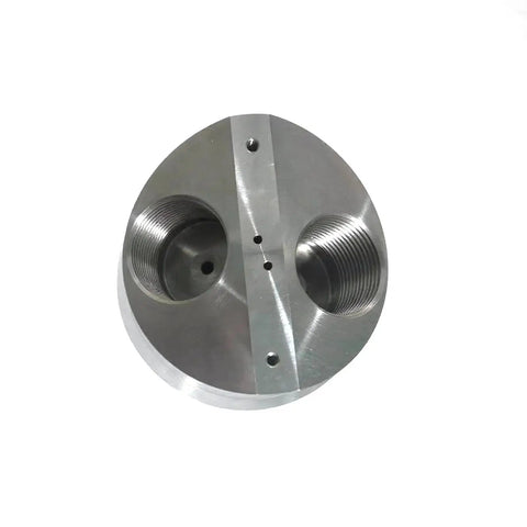 Check Valve Body For Waterjet Systems BHDT 5102132 Long Lasting Waterjet Parts For Intensifier Pump And Cutting Machine Silver
