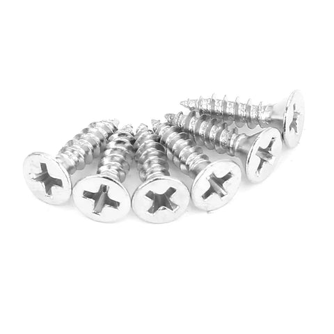 Silver screws for 270 Degree Zinc Alloy Full Open Folding Cabinet Wardrobe Hinge installation, shown on a white background.