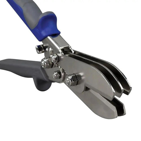 Close-up of a Five Blade Ductwork Crimper With Compound-Leverage For Precise Indents In 24 Gauge Steel And 28 Gauge Stainless.