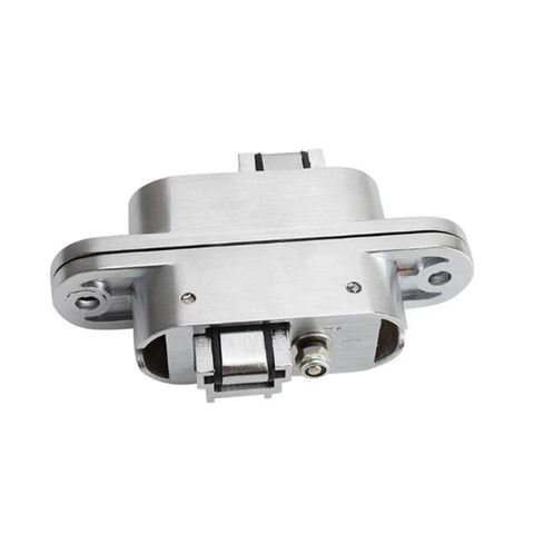 Soft Close Cabinet Door Hinges 2 Pack 180 Degree Concealed Zinc Alloy Invisible Hinges For Cabinets And Furniture Hardware, Smooth Silent Opening And Closing, Hidden Mount, Durable Cross Link Design For Gate And Furniture Left Hand Version close-up view