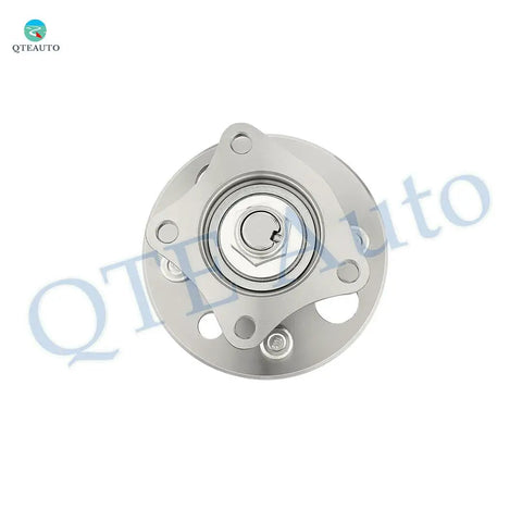 Top view of a wheel hub bearing assembly from the set of four front and rear wheel hub bearing assemblies replacement for 1998 2002 Chevrolet Prizm Non ABS 1993 1997 GEO Prizm 1993 2002 Toyota Corolla Non ABS