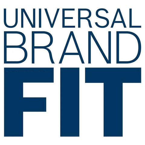 Universal Brand Fit text depicting compatibility slogan