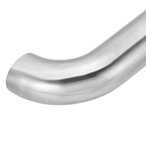 PATIKIL 90-degree stainless steel mandrel bend elbow, 1 5/8 in OD, 4 in long exhaust pipe connector