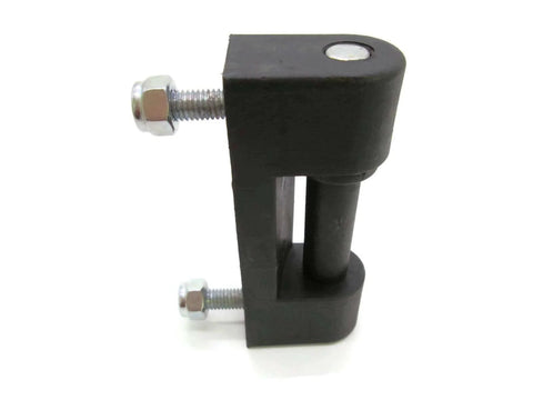 Hinge Block Assembly For Backhoe And Heavy Machinery Models Part No 331/31247 Replacement Kit, showing side view with bolts.