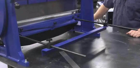 30 Inch Sheet Metal Shear Brake And Slip Roll Combo for one-person operation on table, ideal for 20 ga MS/24 ga SS/18 ga Al work.