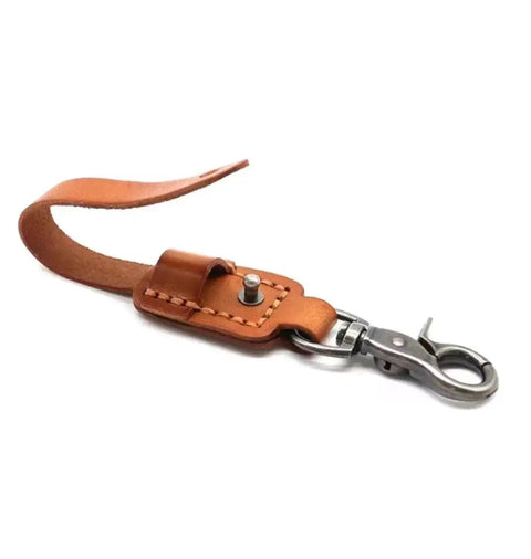 DIY Leather Shape Cutters Punch Die Set For Keychains And Small Leather Goods Dope Craft Kit showcasing leather keychain.
