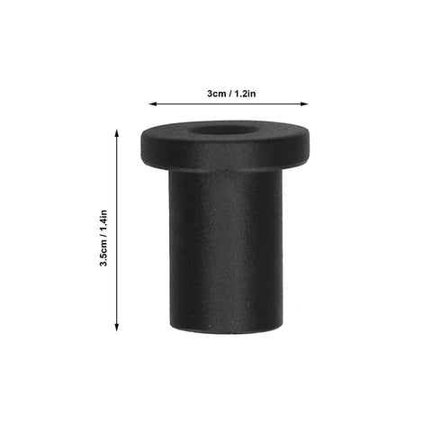 Heavy Duty Carbon Steel Barn Door Spacer Kit With Wall Mount Brackets Screws And Gasket Set For Secure Flush Installation Of Sliding Barn Doors Rock Solid Mounting And Easy Spacing Adjustment, black spacer dimensions.