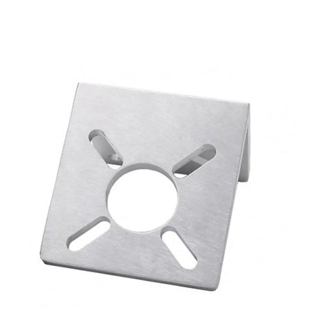 Heavy Duty L Shaped DC Motor Mounting Bracket Made From Thick Aluminum Alloy, Universal Motor Bracket For 750 755 775 799 859 997 And More visible in image