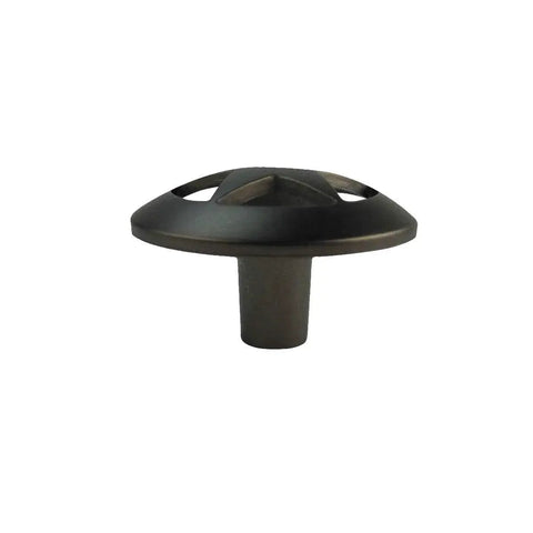 Side view of Bronze Texas Star Kitchen Drawer Pull And Western Vanity Knob Cabinet Hardware Centered Star Design