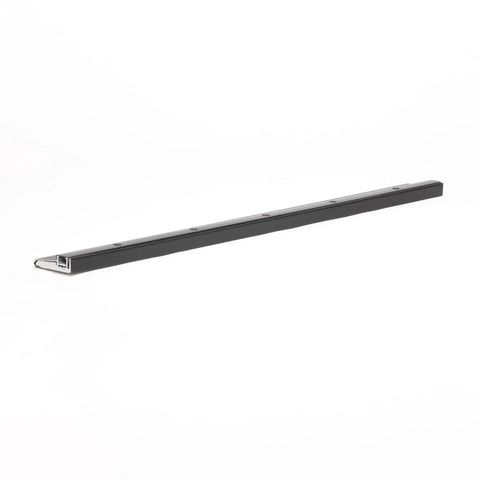 Adjustable Aluminum Threshold - Extra Short Width with Hidden Screws, 36-inch Black side view