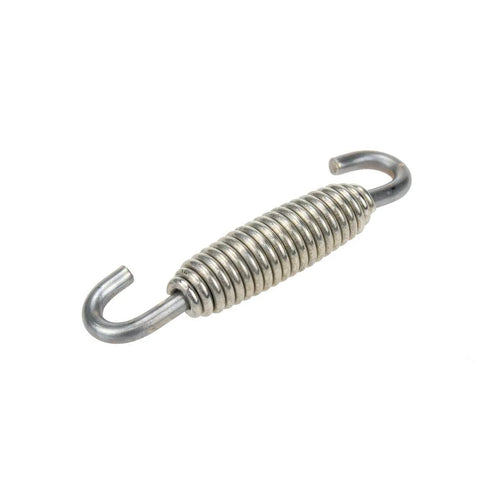 AUTUT stainless steel motorcycle exhaust spring with curved hook ends, 58 mm total length, pack of 4.