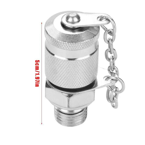 5cm G1/4 test point adapter from 63MPa/630BAR Hydraulic Pressure Test Coupling Kit for Construction Machinery by Oumefar