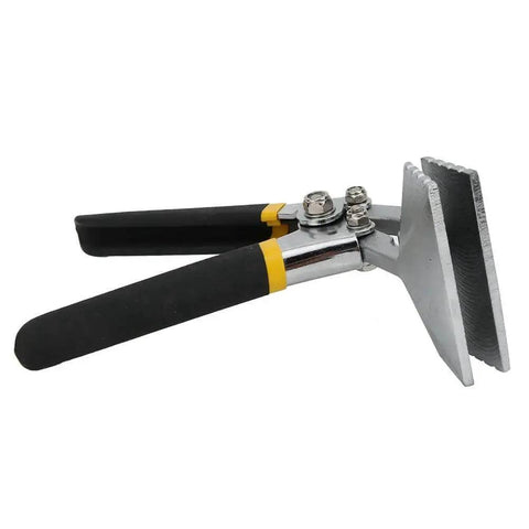 Metal Sheet Bending Seaming Pliers, 80mm Clamp, Bent Iron Pliers with Non Slip Ergonomic Handle for Seamers, Manual Pro Grade Tool