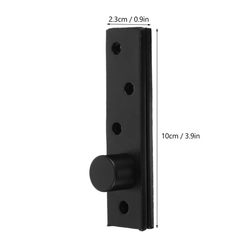 Heavy Duty Stainless Steel Pivot Hinge For Wood Doors And Narrow Openings With Hidden Central Pivot, Matte Black Finish