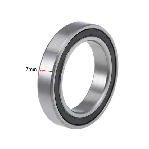 6805-2RS deep groove ball bearing, chrome steel, double sealed, 25x37x7 mm