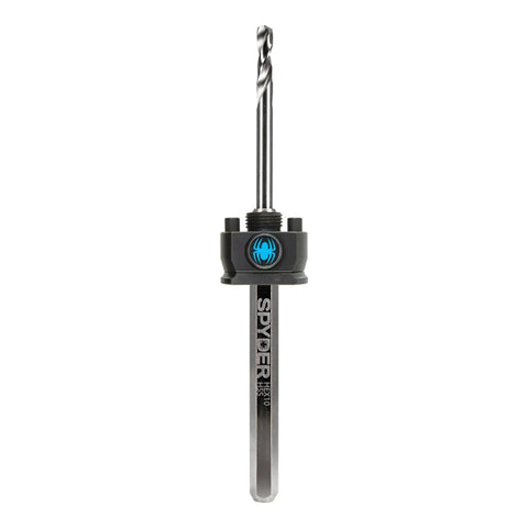 Half Inch Quick Change Hole Saw Arbor with Rapid Switch and Rapid Core Eject, high-speed steel, carbide-tipped, front view