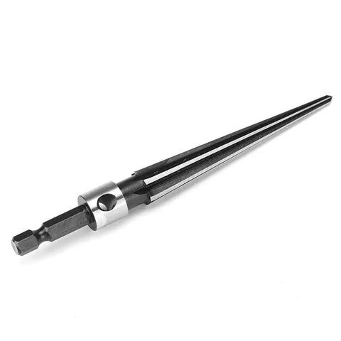 Handy T Handle Tapered Reamer Tool 3 To 13mm Six Fluted Chamfer Deburring Bit for Taper Holes Countersink Latches Guitar Repairs