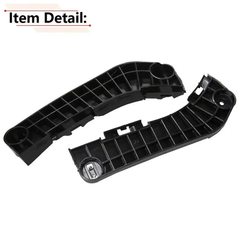 Front Bumper Bracket for Toyota Camry 2007 to 2011 Driver Passenger Side, black plastic, set of two