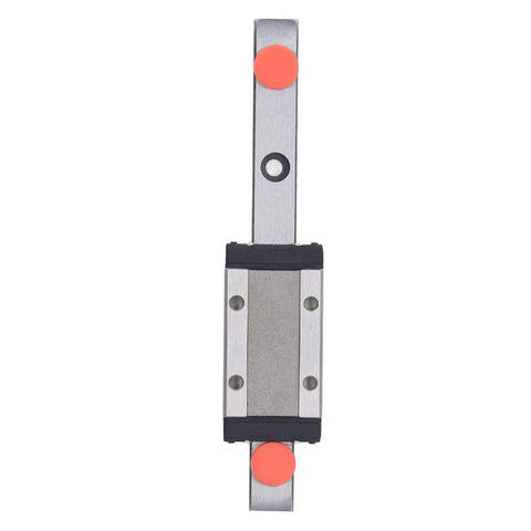 Top view of Miniature Linear Guide Rail With Bearing Steel Carriage Block 100mm Motion Guide For CNC Tools And 3D Printers Boss Grade